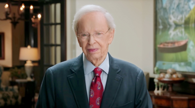 Dr. Charles Stanley, influential faith leader and author, dies at 90